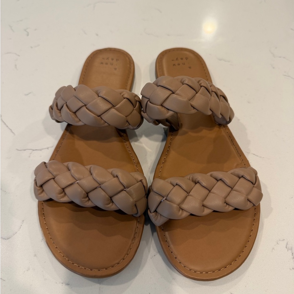 a new day Women's Braided Sandals in Tan